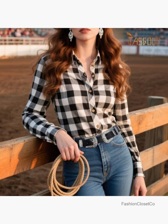 Vintage Double Buckle Western Belt Faux Leather Waist Belt for Women Cowgirl main image 6